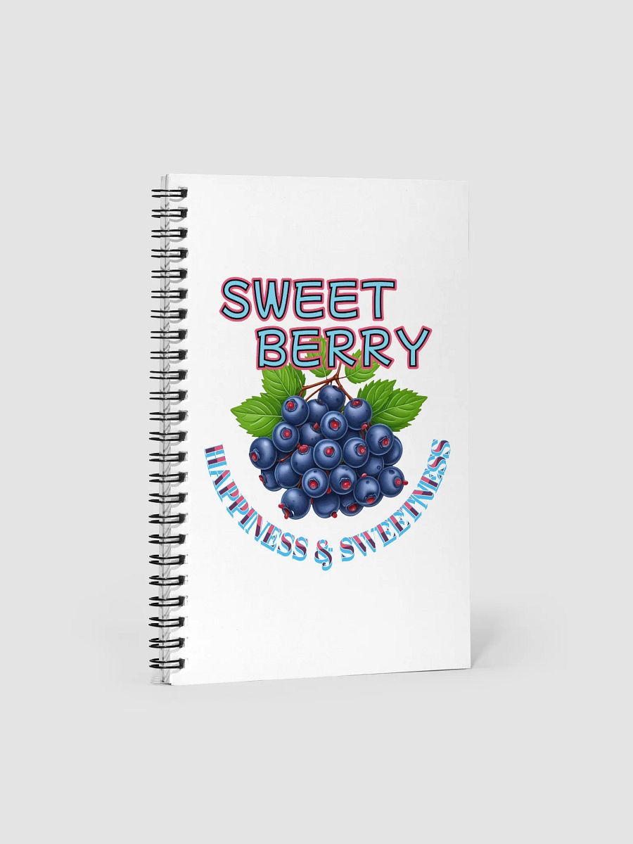 Sweet Berry Happiness And Sweetness Spiral Notebook product image (2)