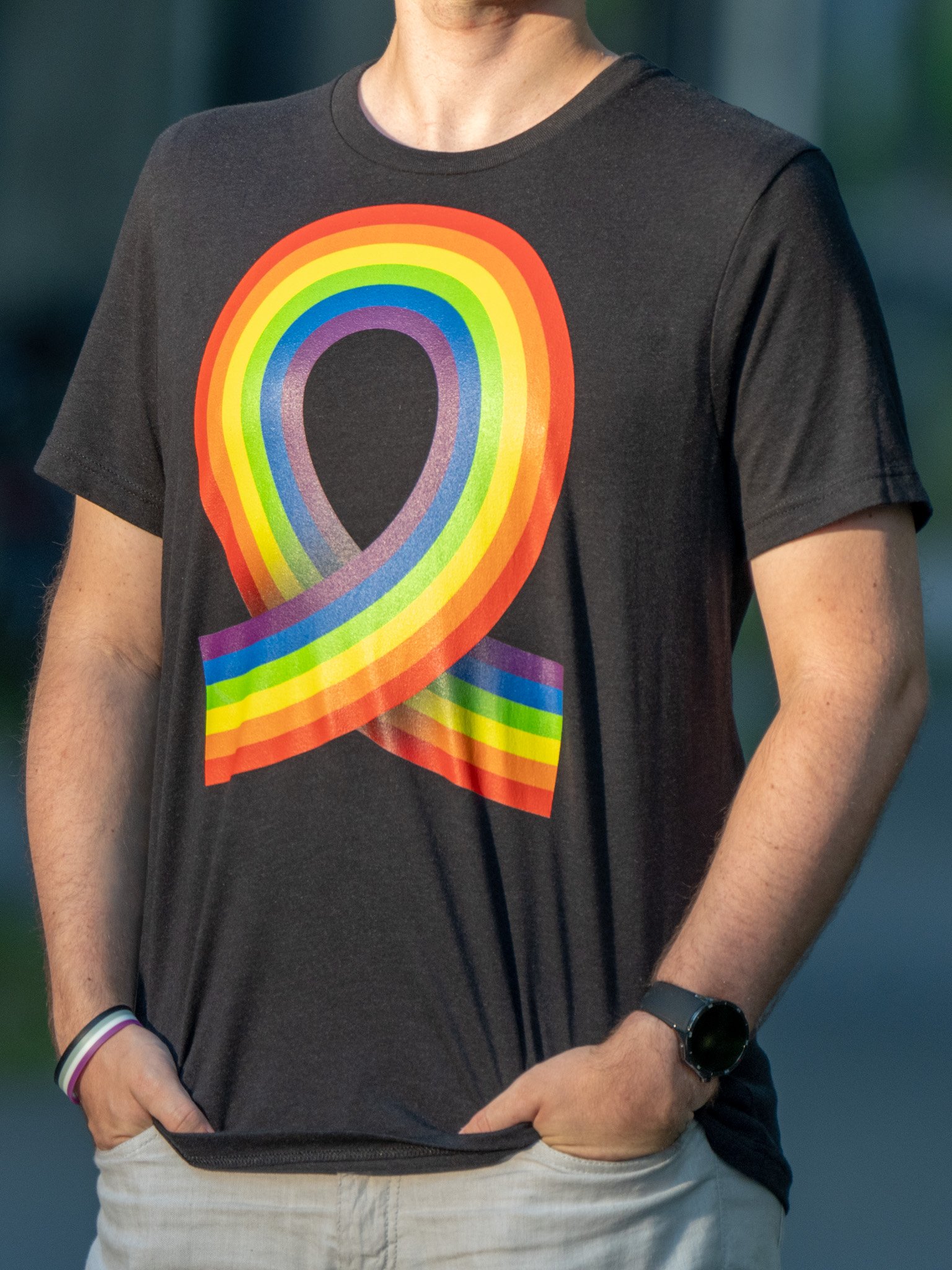 Color Loop T-Shirt – Rainbow product image (1)