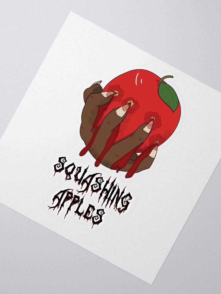 Squashing Apples Sticker product image (2)