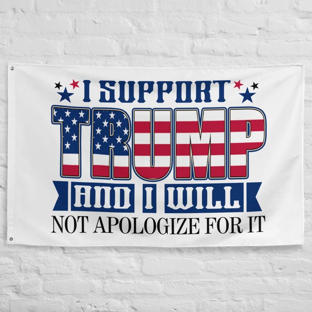Patriotic Statement All-Over Print Flag product image (10)