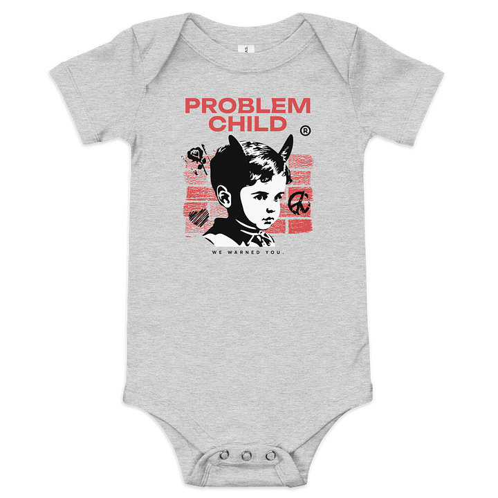 Problem Child | Bella+Canvas Baby Short Sleeve One Piece product image (2)