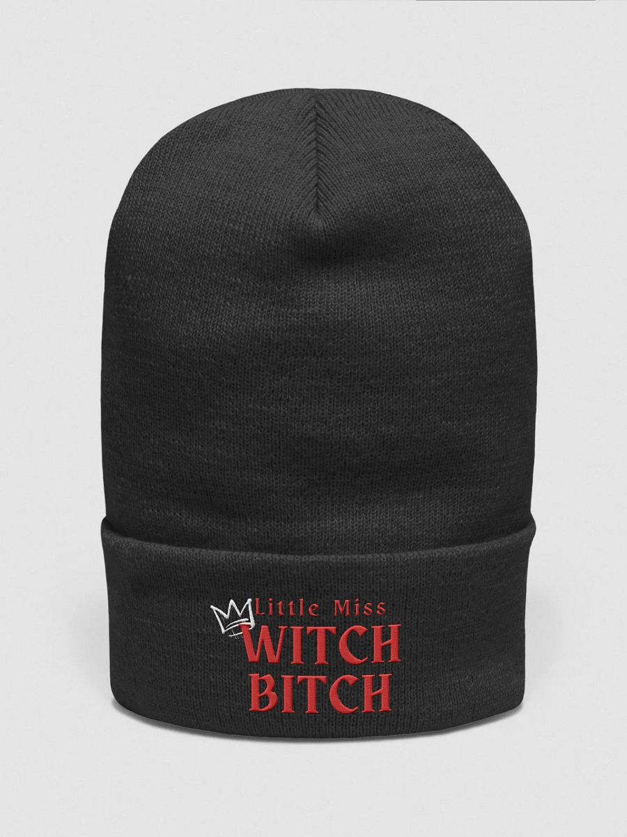 Little Miss Witch Bitch Cuffed Beanie product image (1)