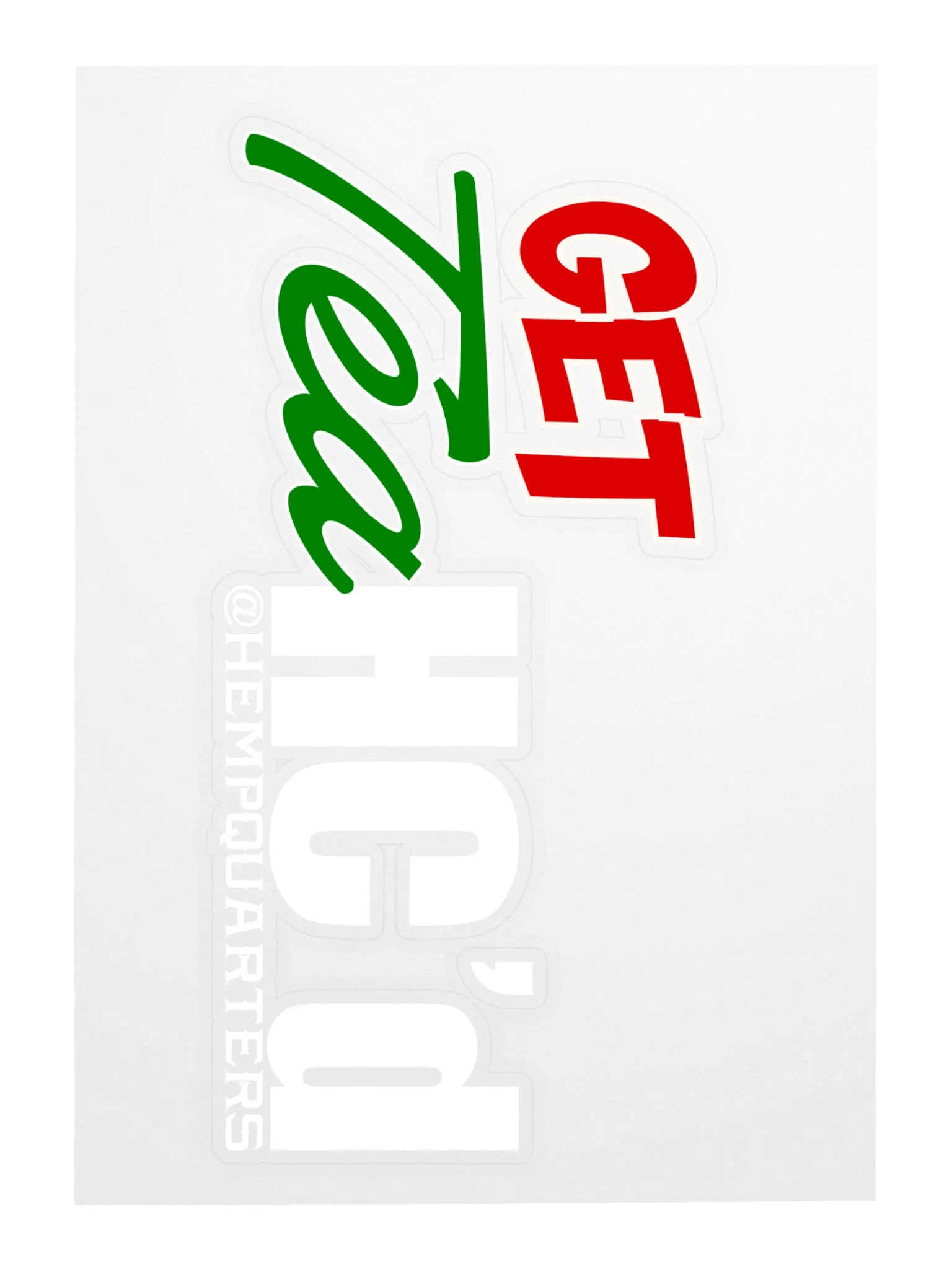Get THC'd @HQ Sticker product image (3)