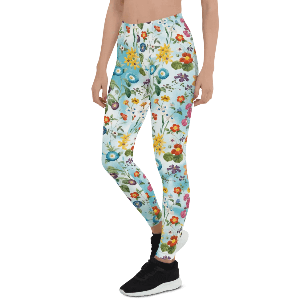 Pretty All-Over Printed Floral Leggings product image (5)