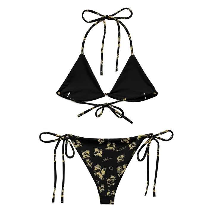 Vixen Queen Golden Vixen Black String Bikini product image (2)