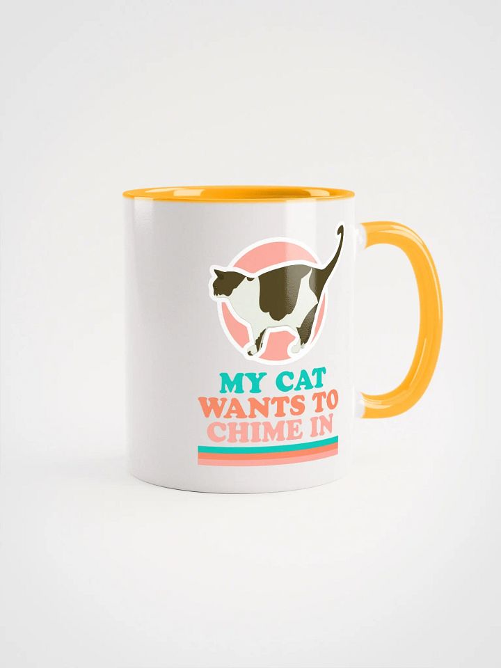 Cat Chime - Mug with Color Inside product image (1)