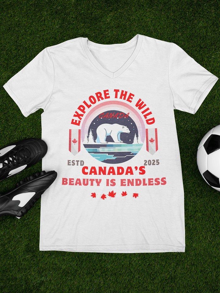 Canada's Beauty Relaxed V-Neck Tee product image (4)