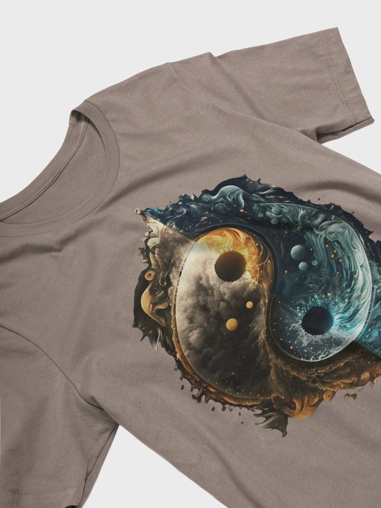Cosmic Harmony Yin-Yang T-Shirt product image (2)