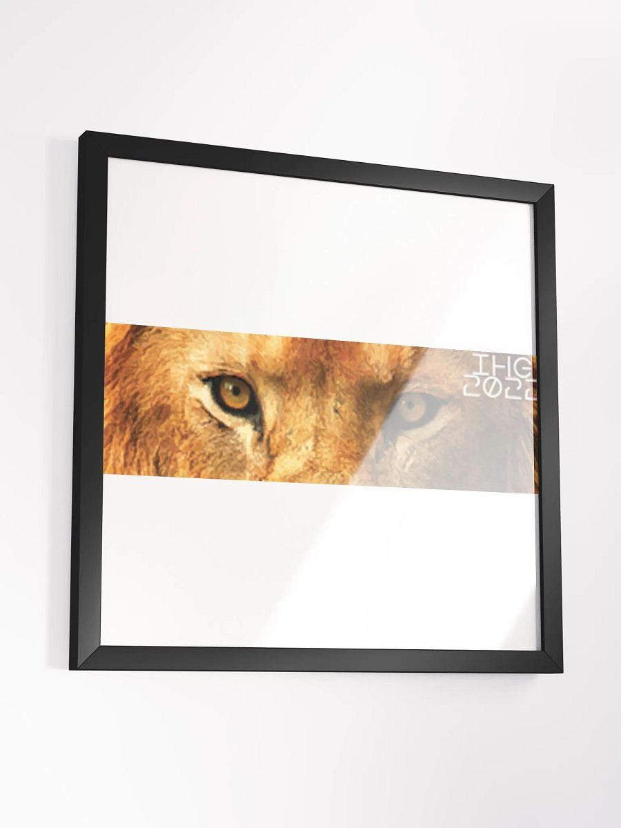 Lion Eyes Digital Drawing Framed Print product image (3)