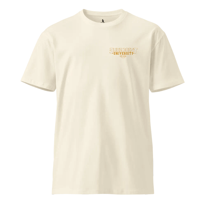 Juke Joint University Small Logo Natural Tee product image (1)