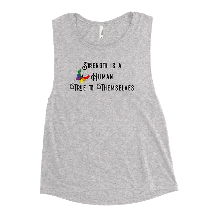 Strength is a Human (b) - Women's Tank Top product image (1)