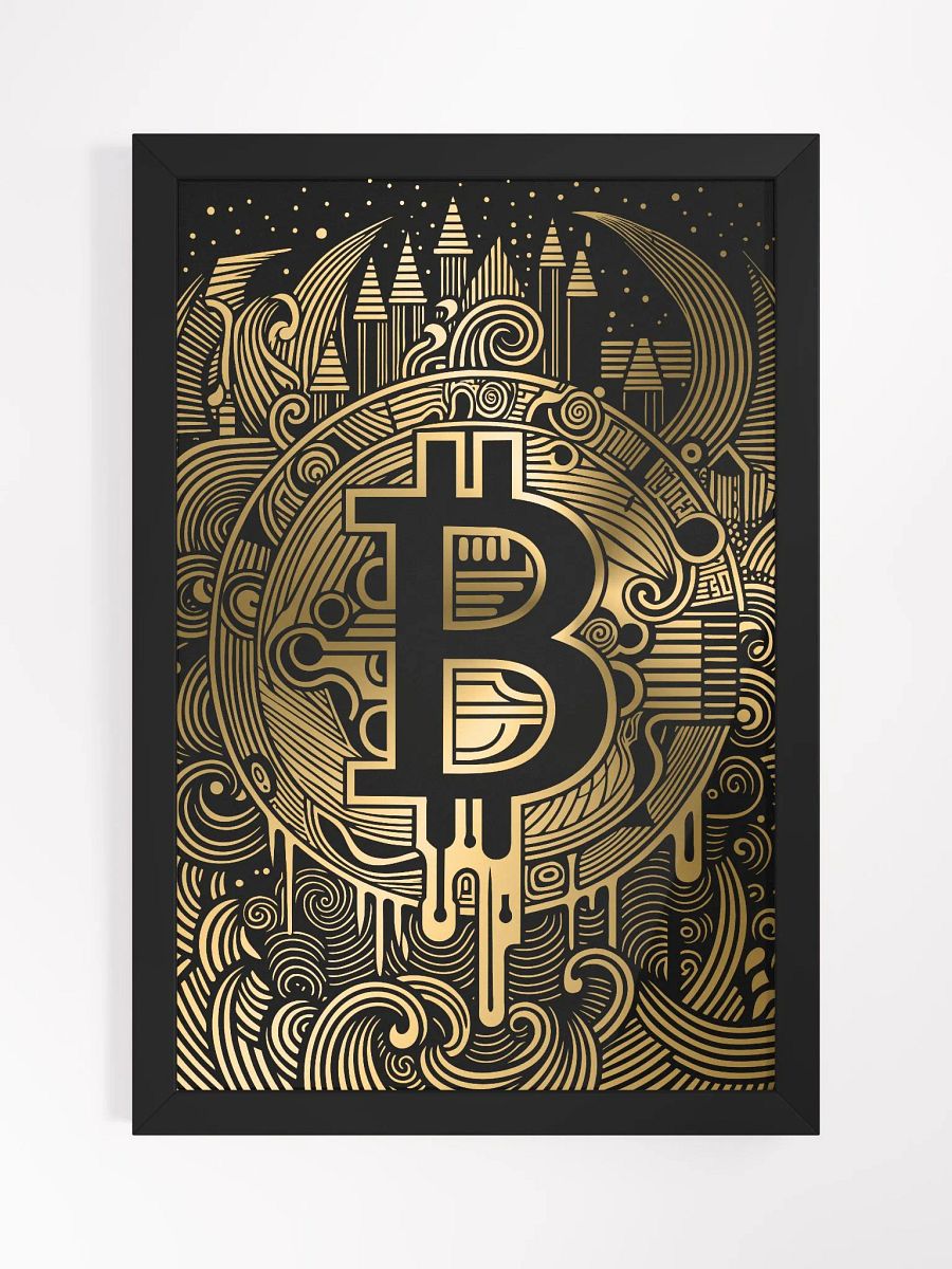 Bitcoin - What goes up must come down (gold) product image (1)