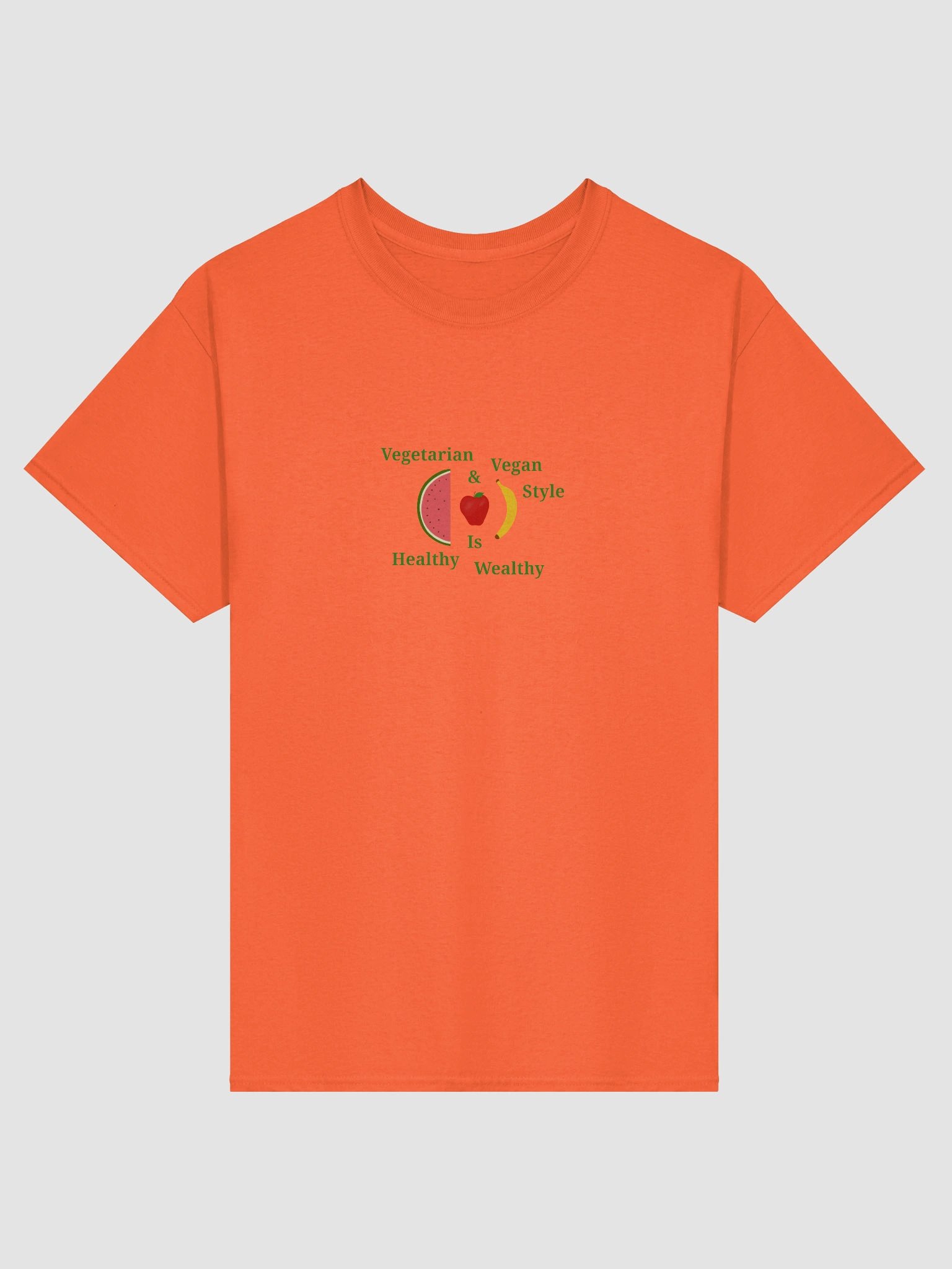 Healthy Wealthy Vegetarian & Vegan Tee product image (1)