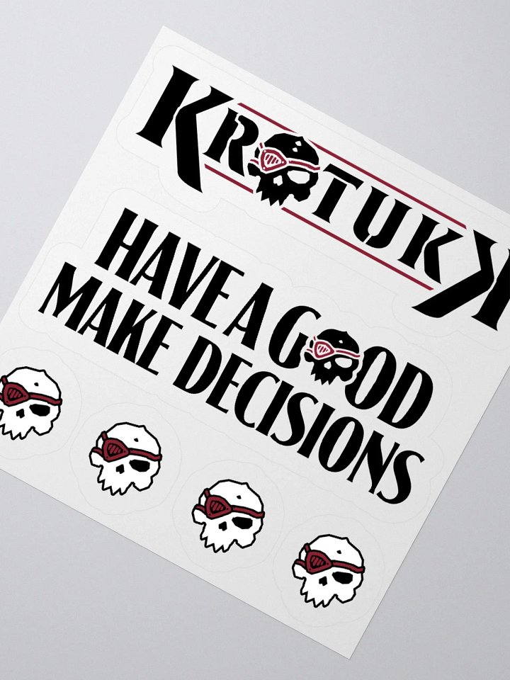 KroTukk Kiss Cut Stickers product image (5)