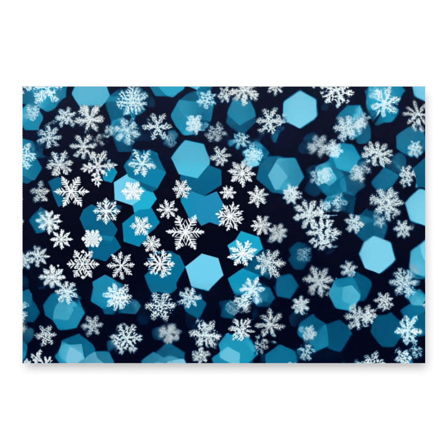 Snowflake Symphony Wrapping Paper Set product image (2)