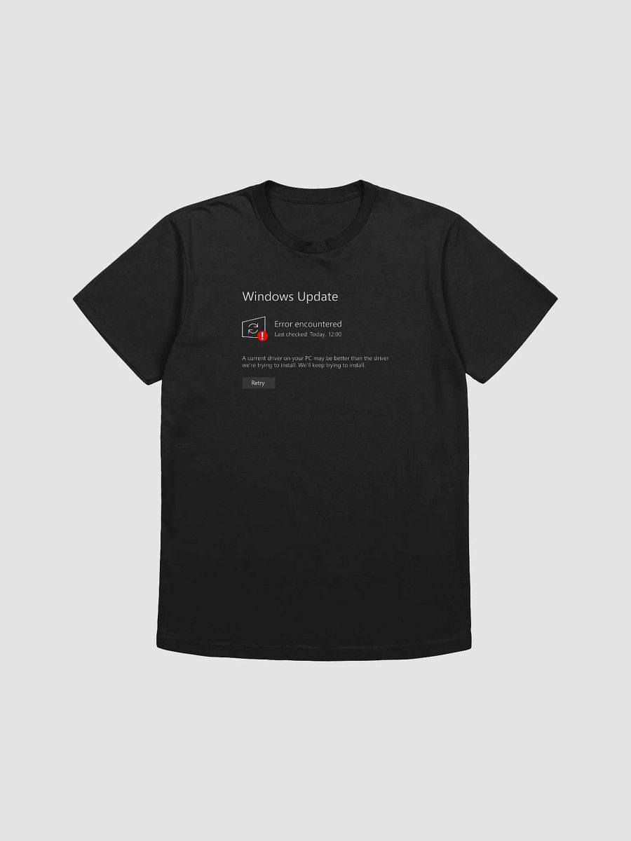 Windows Driver Fail - Cotton Ringspun Tee product image (2)