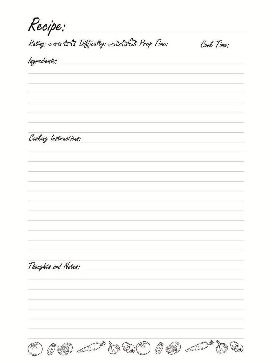 700 Page Recipe Notebook product image (2)