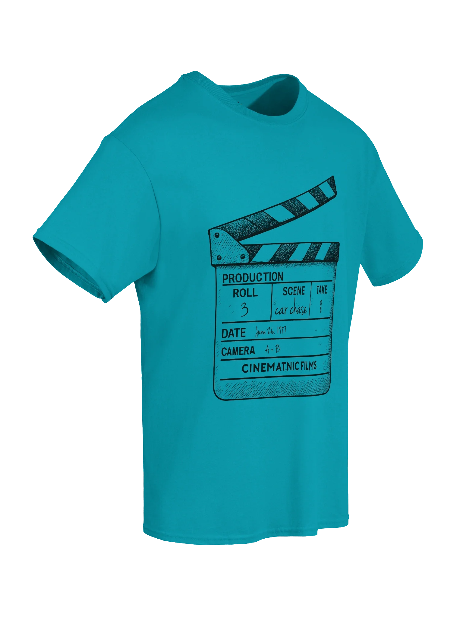 Film Director Clapperboard Boxy Fit Unisex T-Shirt product image (67)