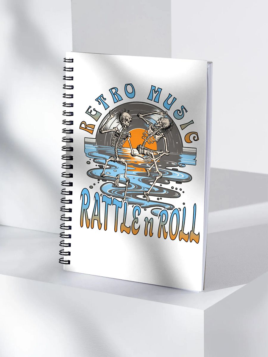 Retro Music Rattle n Roll Dance Spiral Notebook product image (3)