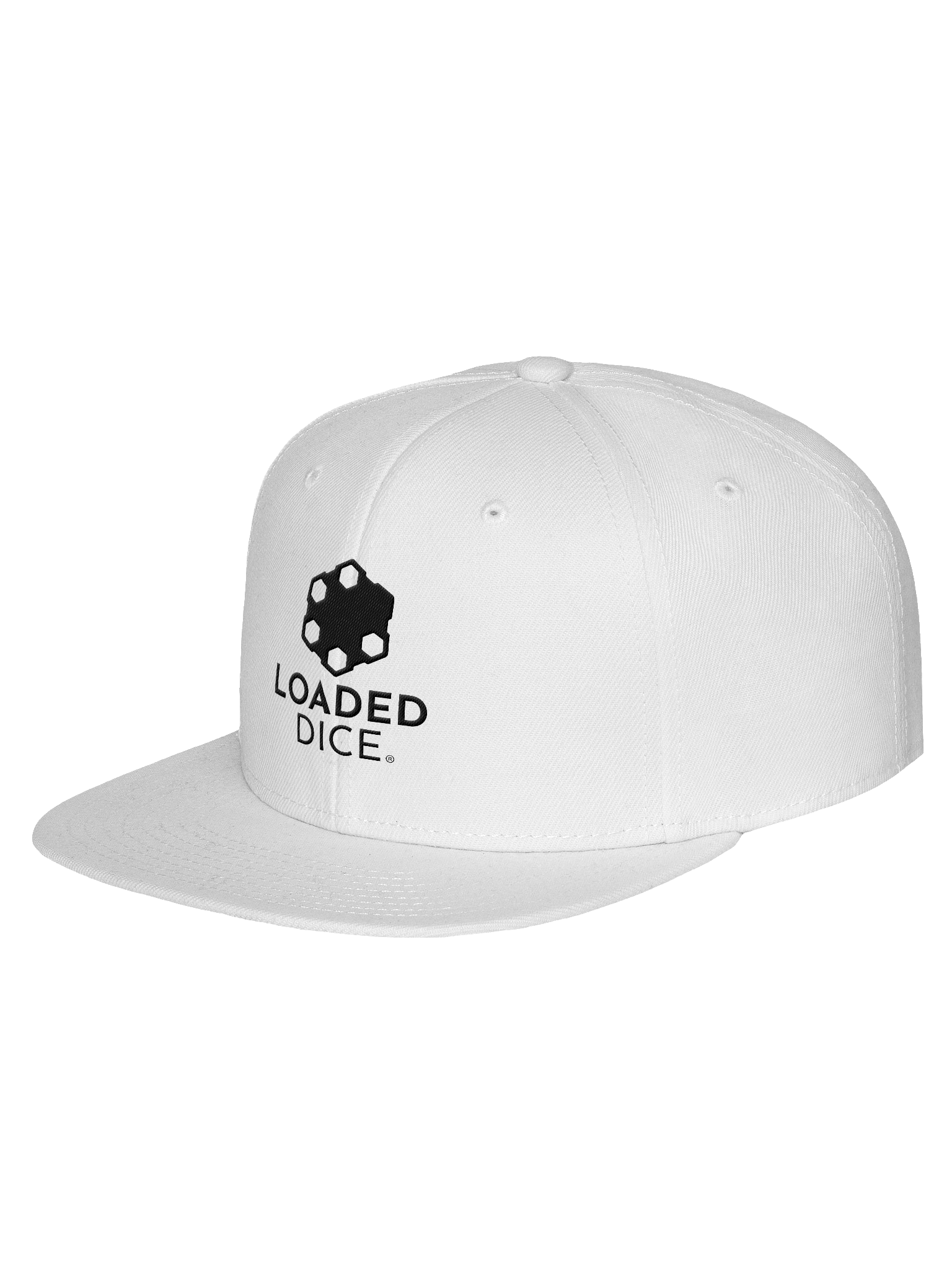 Loaded Dice Graphic Wool Blend Snapback White product image (2)