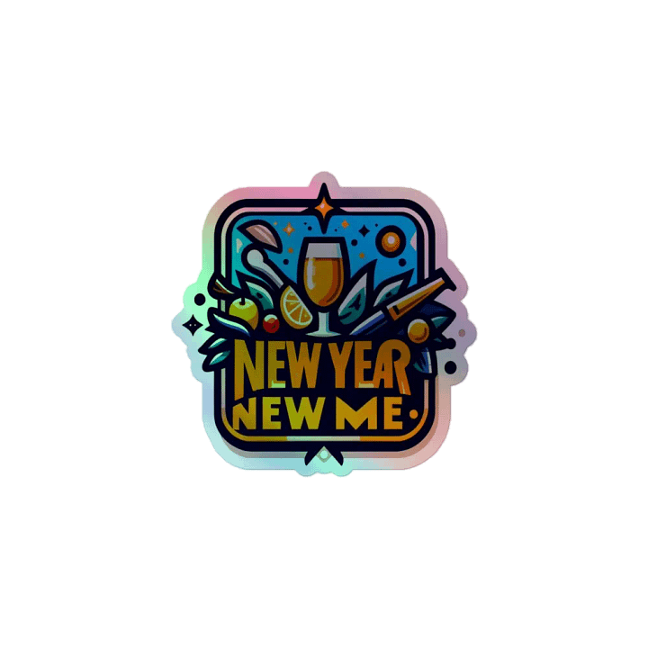 New Year New Me Holographic Sticker Sheet product image (1)