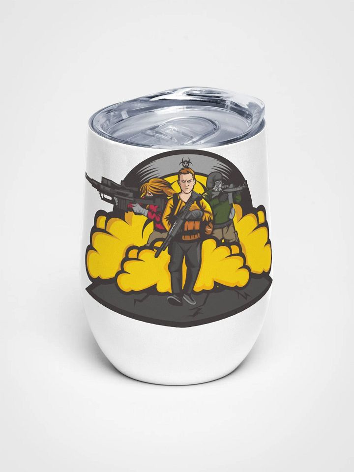 Apocalyptic Death Squad Wine Tumbler product image (1)