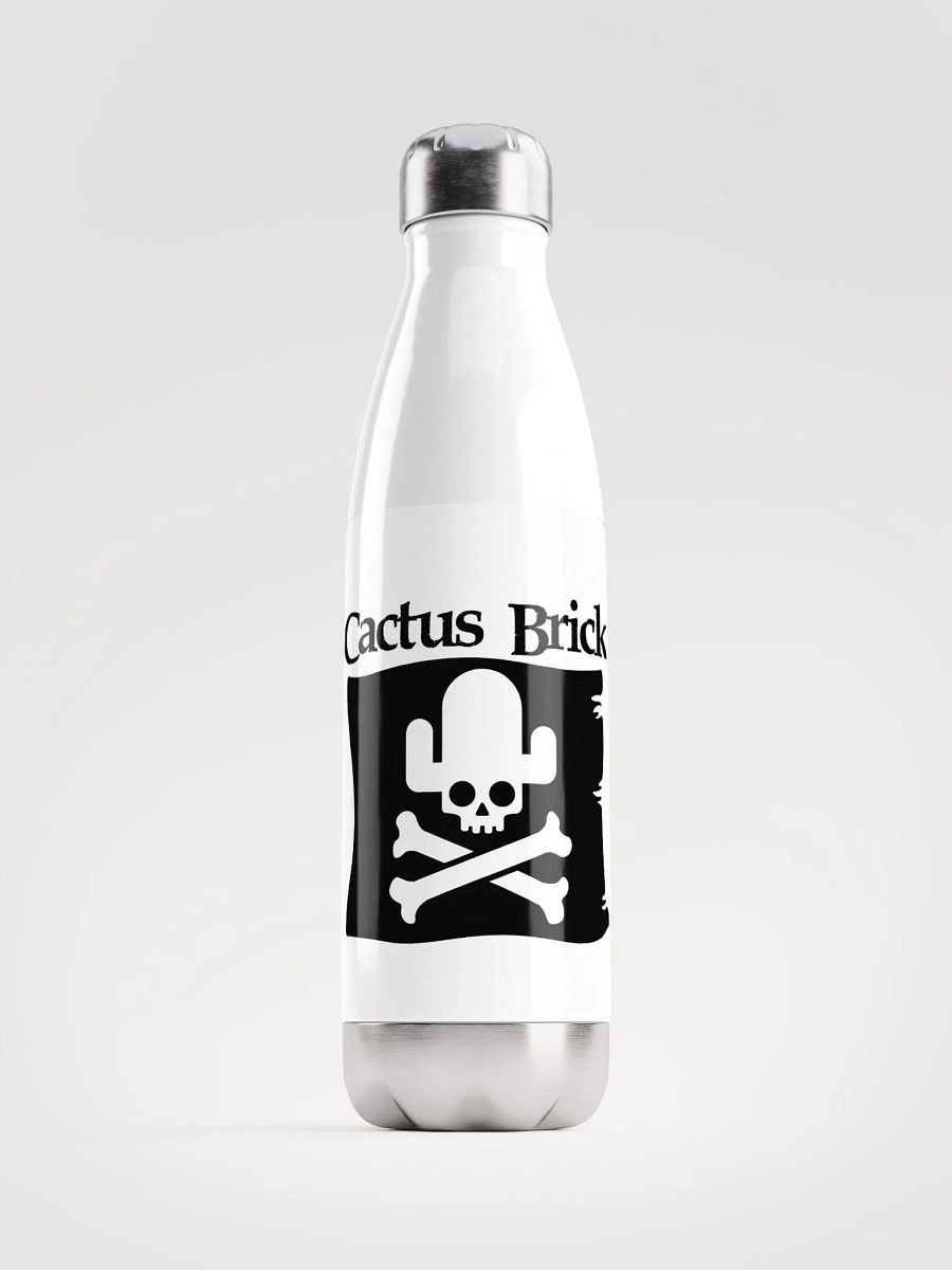 Cactus Brick (Stainless Steel Water Bottle) - Pirate Flag product image (4)