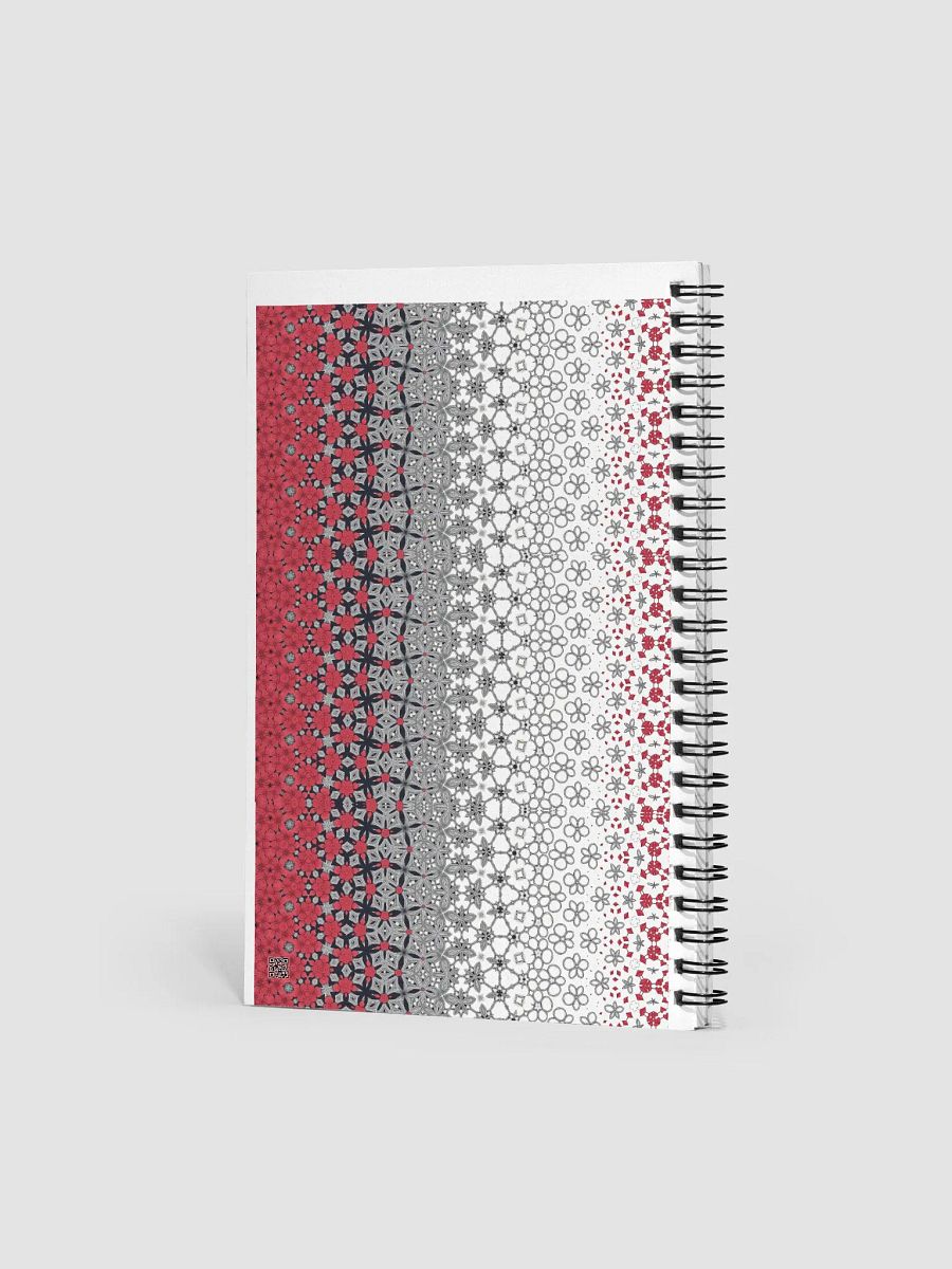 Kaleidoscopic Floral Spiral Notebook product image (2)