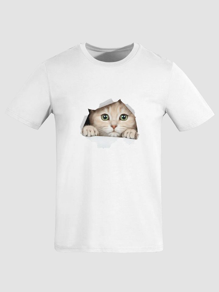 Peekaboo Kitty Organic T-Shirt product image (21)