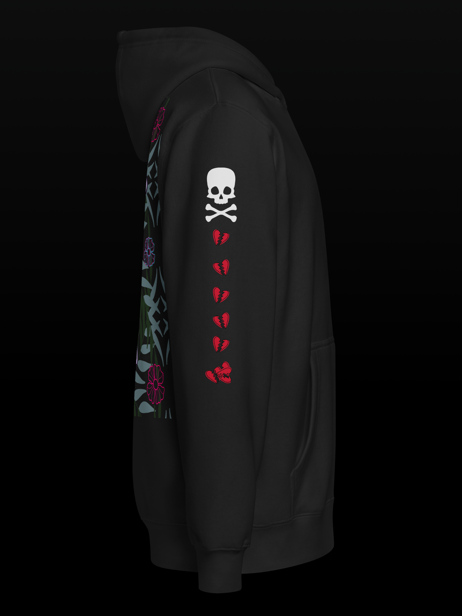 The Tadbar Cyber Jungle Skull Hoodie *NEW* product image (4)