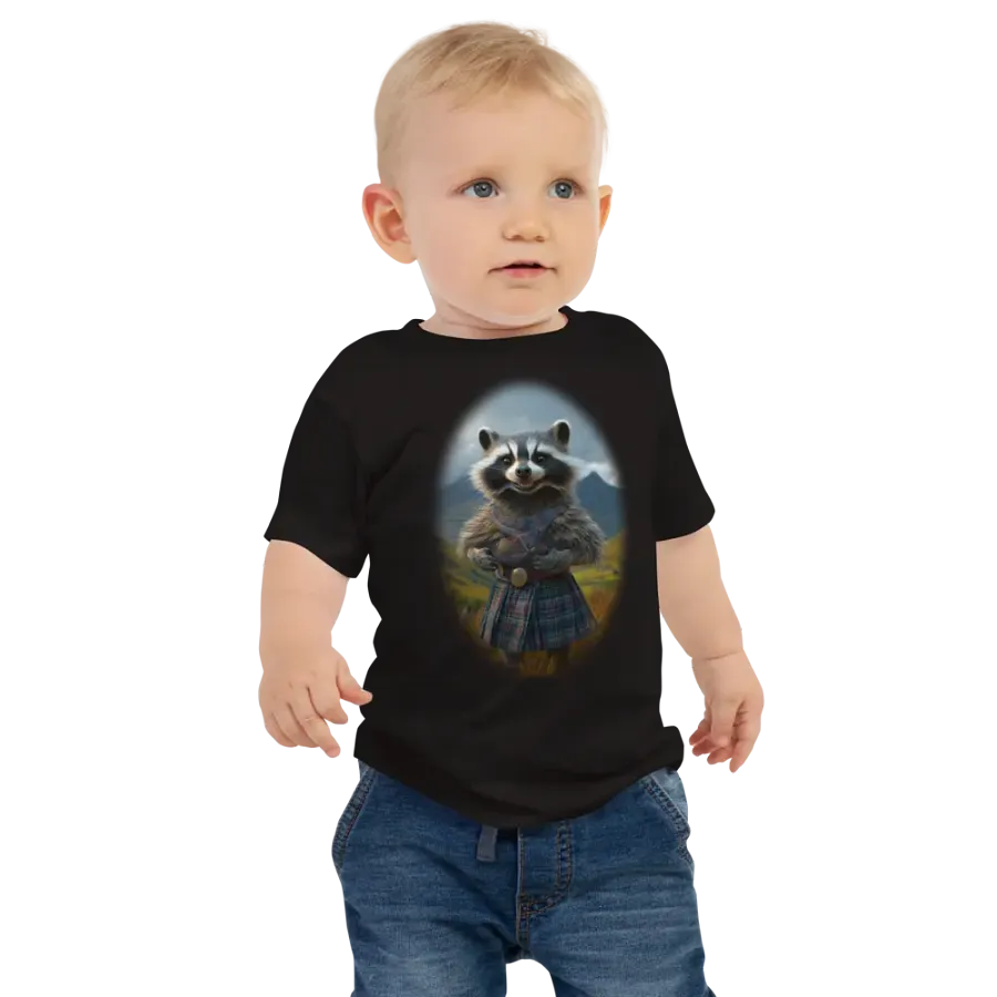 Highland Raccoon Baby Tee product image (1)