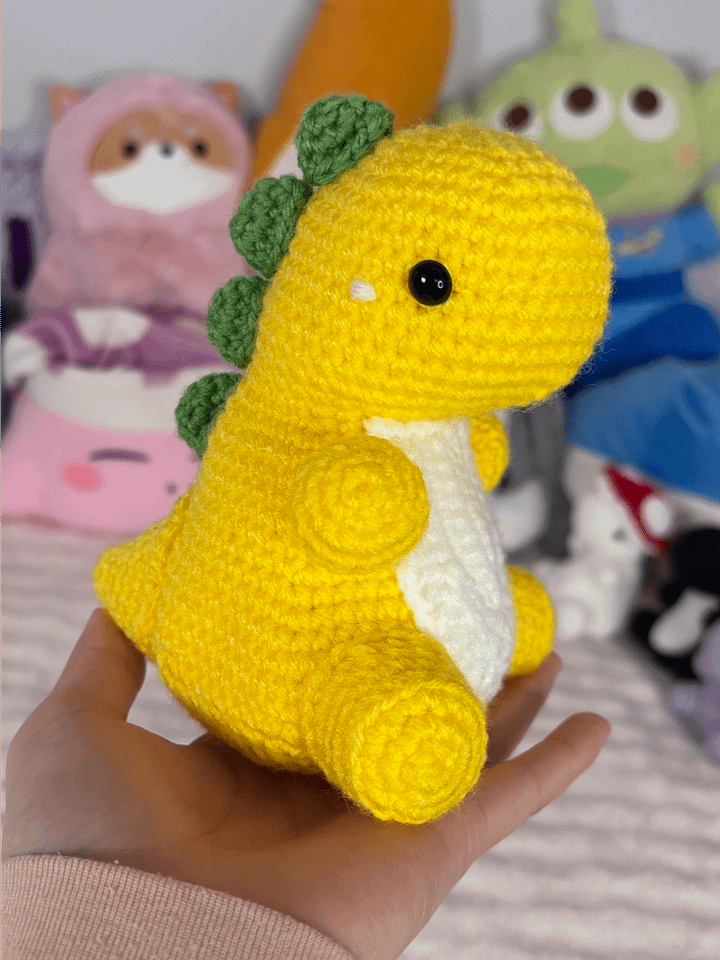 Lemmy 🍋 - Chubby Lemon Dinosaur Plushie product image (1)
