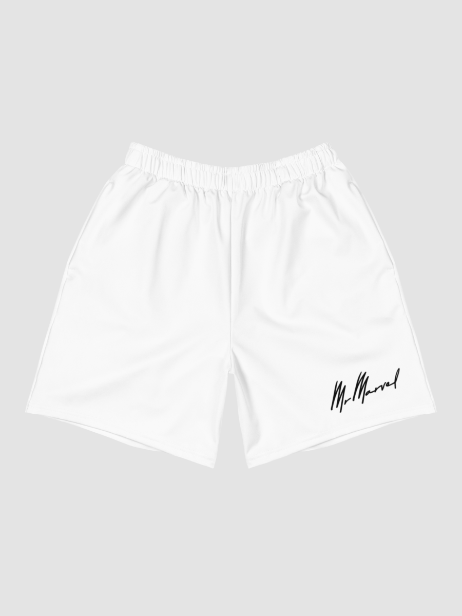 MrMarvel Signature White Shorts product image (1)