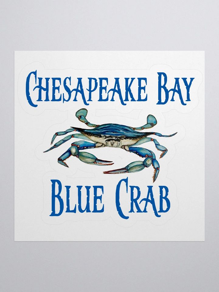 Chesapeake Bay Blue Crab Sticker product image (1)