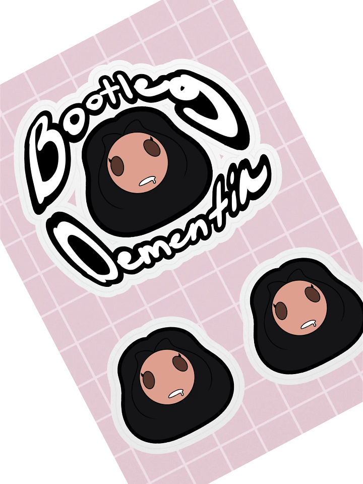 "Bootleg Dementia" Goober Kathy Sticker Sheet product image (1)