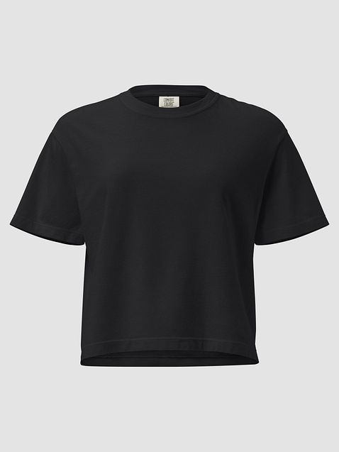 Photo showing Comfort Colors Women's Heavyweight Boxy T-Shirt