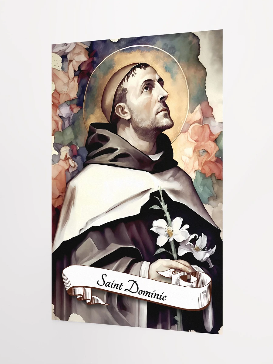 Saint Dominic Founder Of The Dominican Order Catholic Religious Matte Poster product image (5)