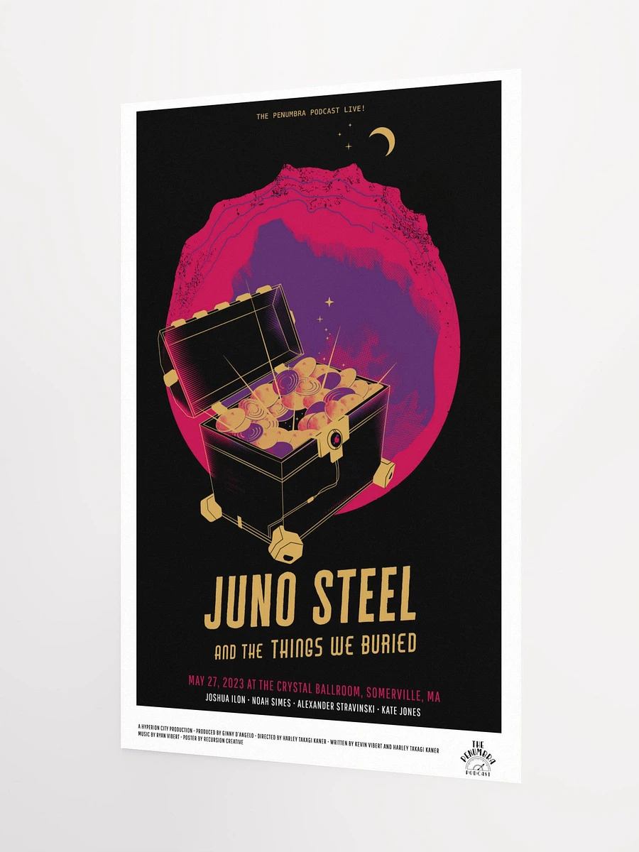 Juno Steel and the Things We Buried LIVE Show Poster product image (8)