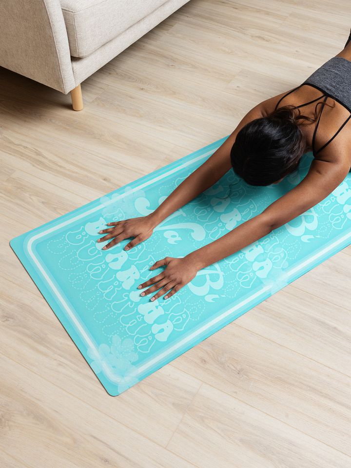 Ná bí buartha - Irish Language Yoga Mat in Peppermint 🧘🏻‍♀️ product image (2)
