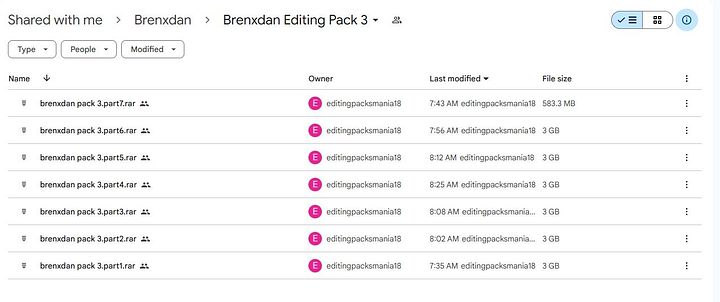 Brenxdan Editing Pack 3 product image (2)