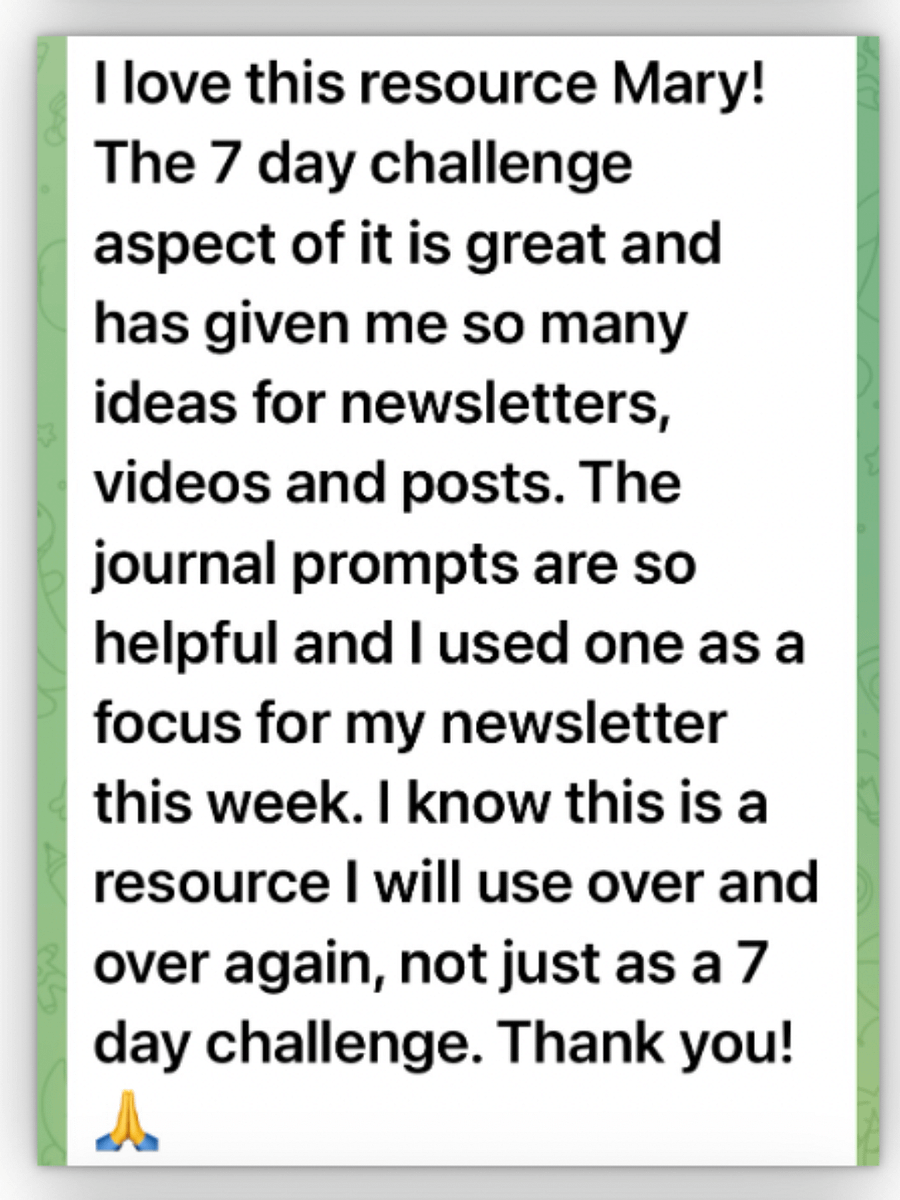 From Content to Clients: a 7-Day Challenge for Coaches (comes with resell rights) product image (2)
