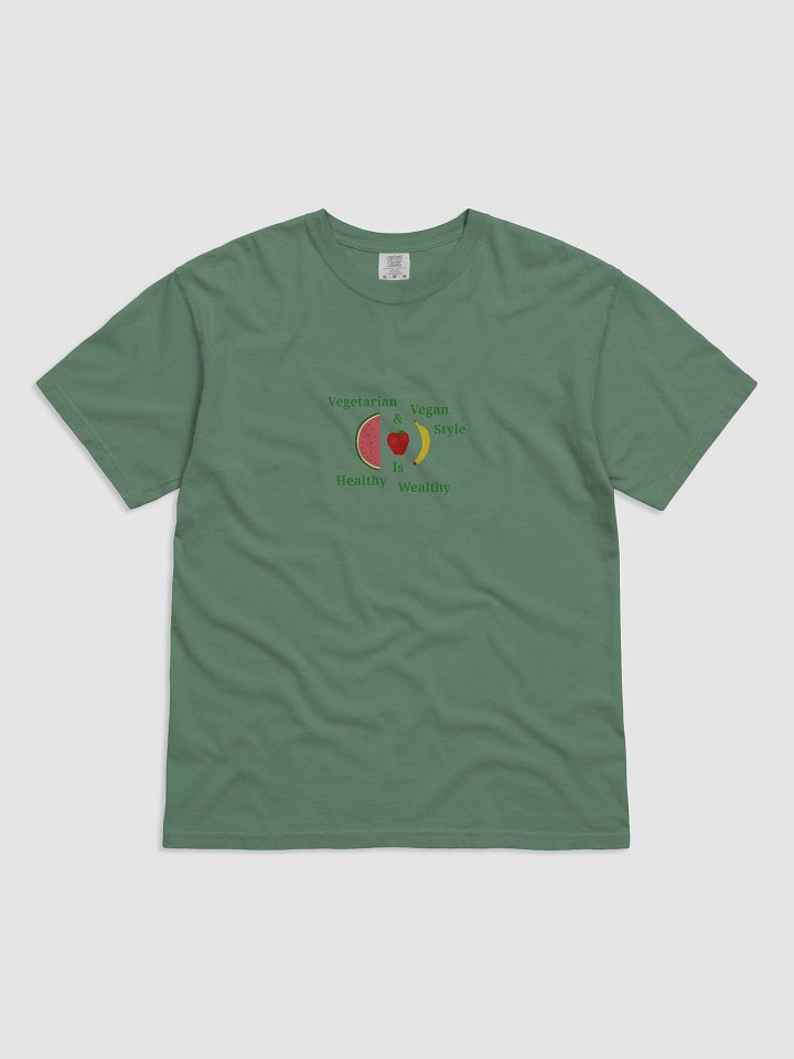 Healthy & Wealthy Vegetarian T-Shirt product image (1)