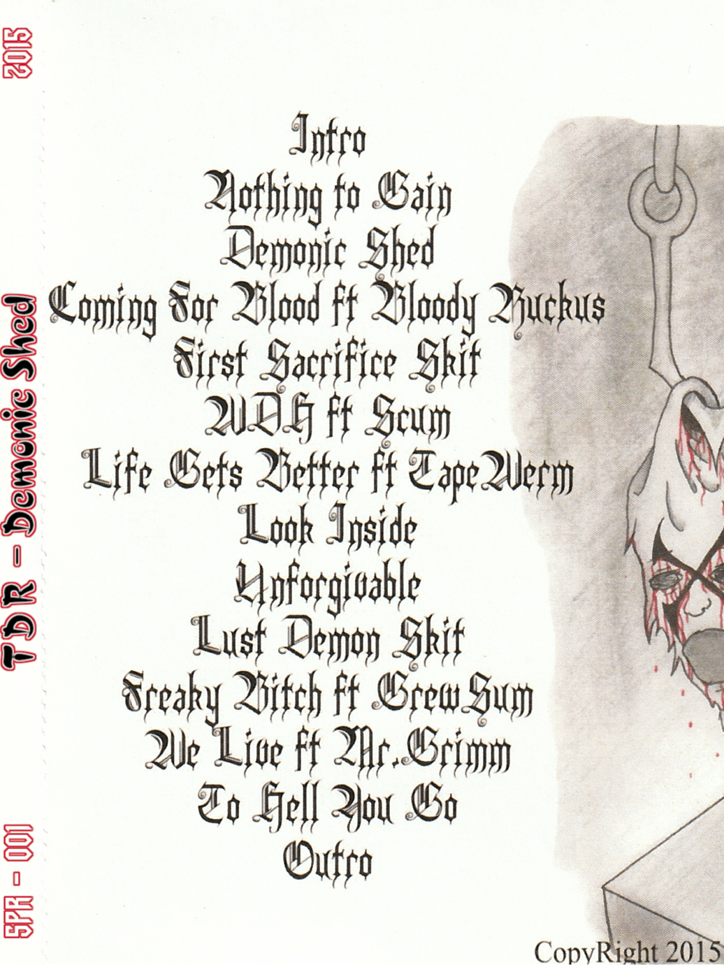 Zagan TDK-TDR- Demonic Shed Cd - Re-Release product image (2)
