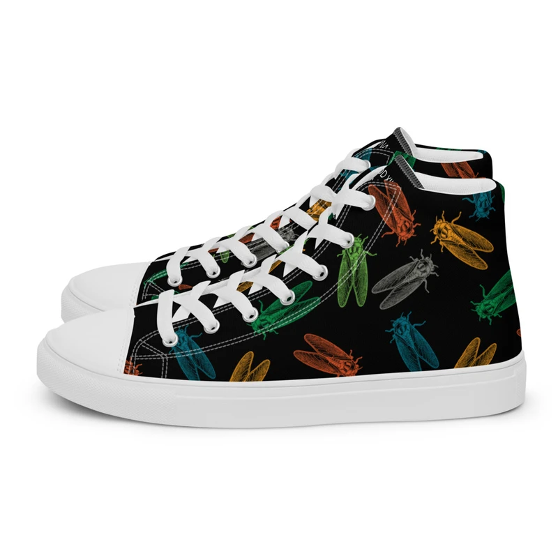 All Over Confetti Cicadas High Top Sneakers (Women’s) Image 2
