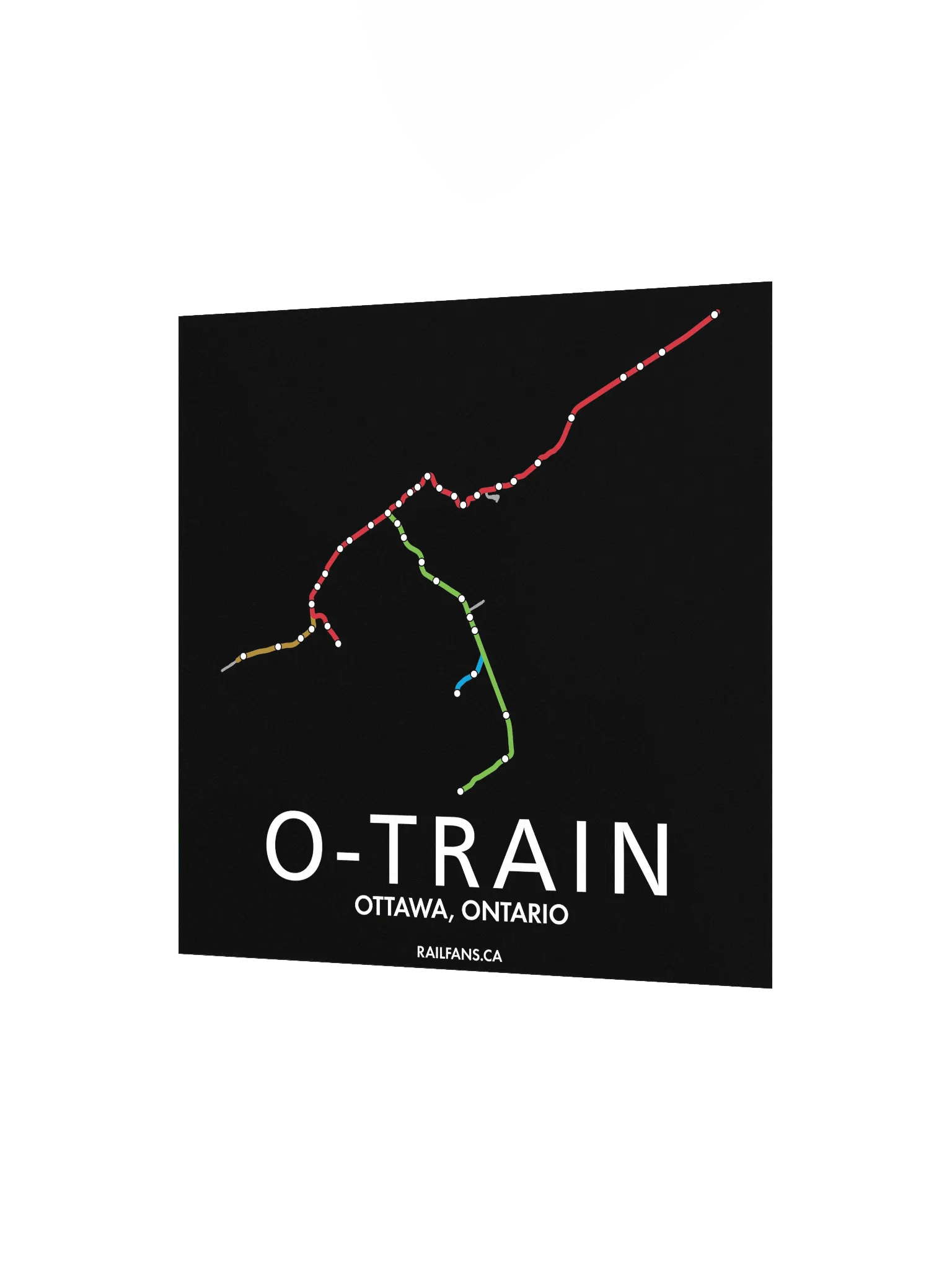 The Rail Fans Canada Transit Map - O-Train product image (3)