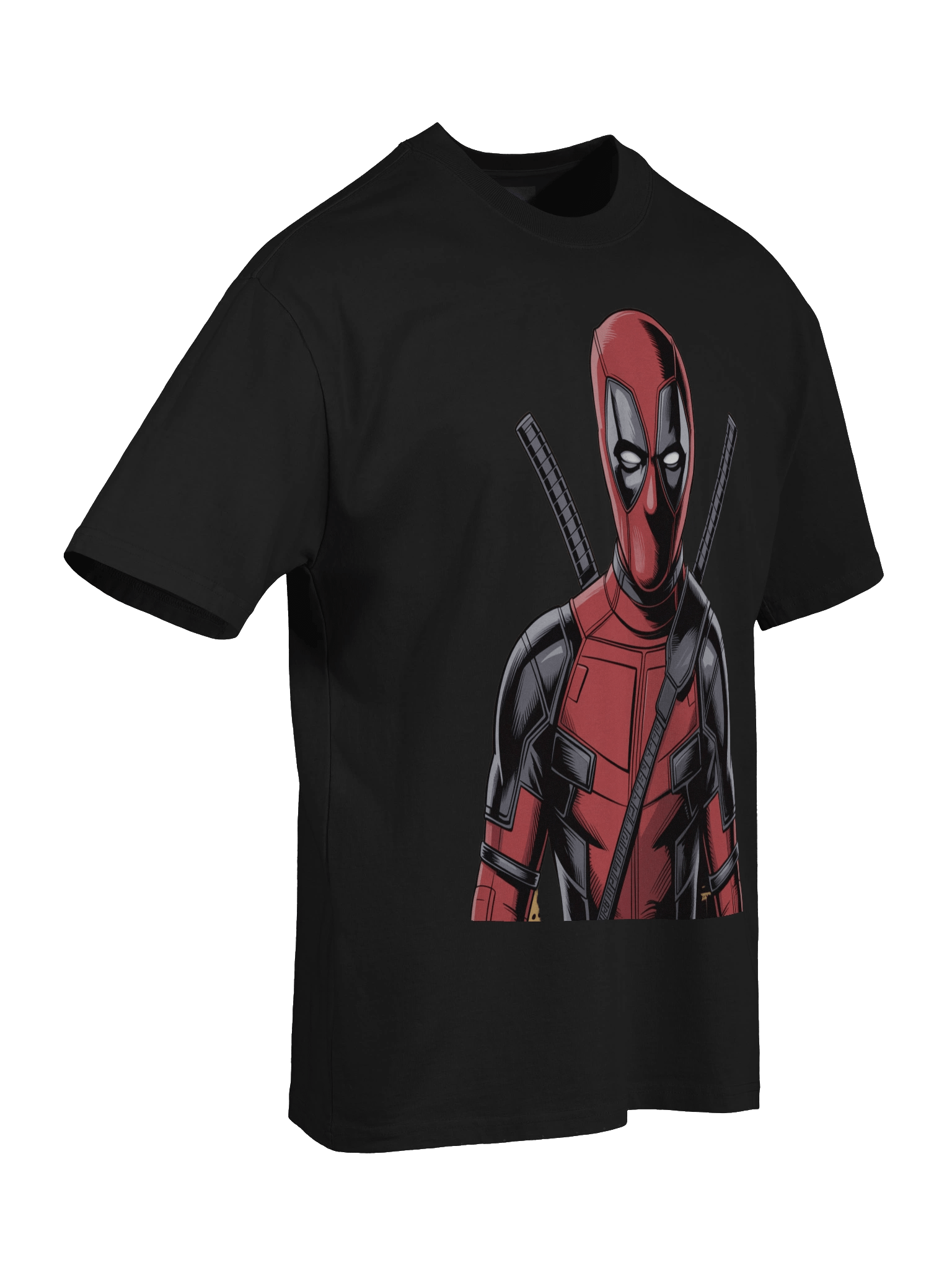 Deadpool Crossed Katanas Eclipse Oversized Faded T-Shirt product image (8)