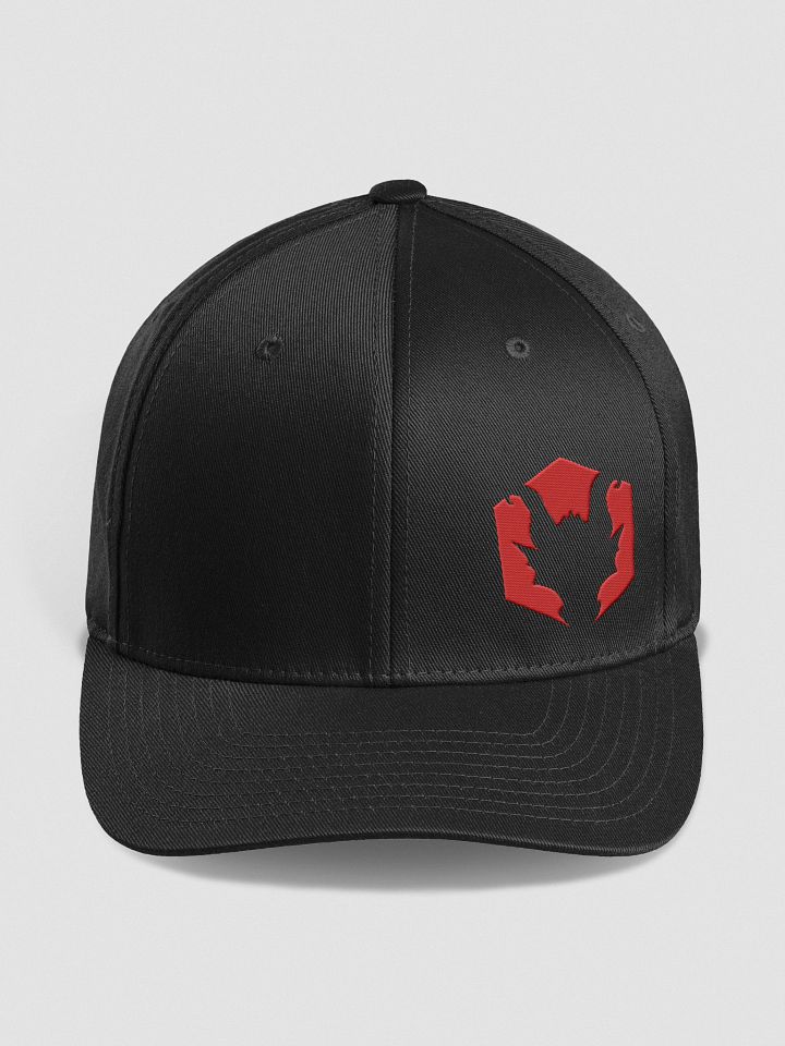Dice Dragon Emblem Fitted Cap product image (3)