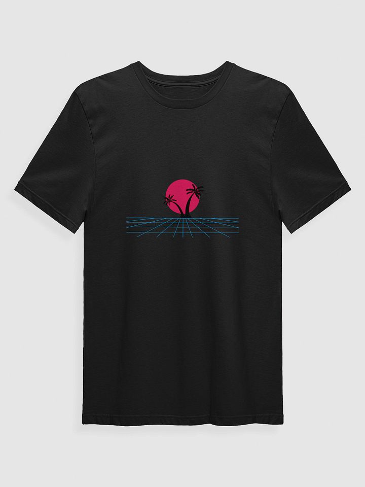 Retro-Futuristic Sunset Silhouette T-Shirt product image (1)