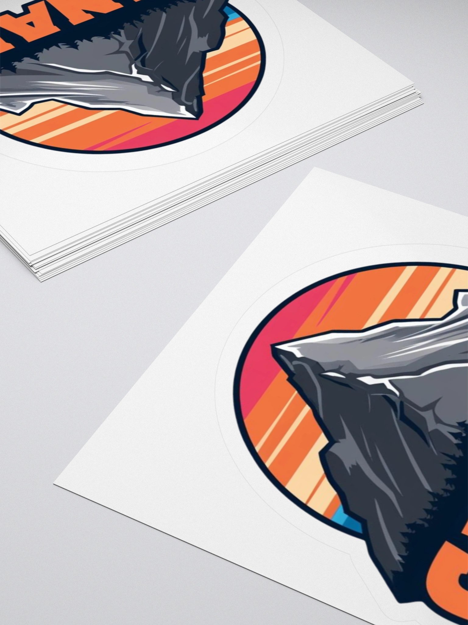 Canadian Sunset Kiss Cut Stickers product image (14)