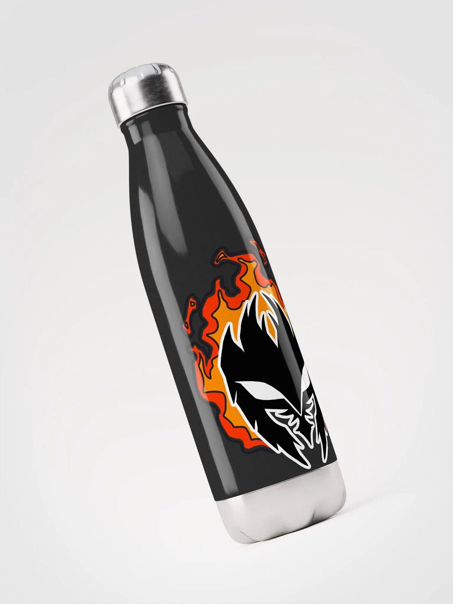Mask Icon v2 (Black) Stainless Steel Water Bottle product image (4)